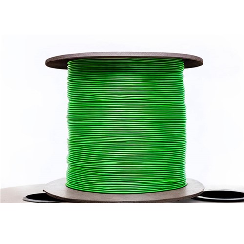 16AWG UL1007 26C/0.254mm OD2.4mm Green Wire 100m