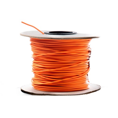 16AWG UL1007 26C/0.254mm OD2.4mm Orange Wire 100m