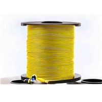 16AWG UL1015 26C/0.254mm OD3.1mm Yellow Wire 100m