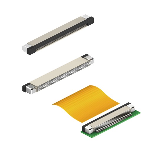 12 Way 0.5mm FPC Connector Bottom Contact Type SMT