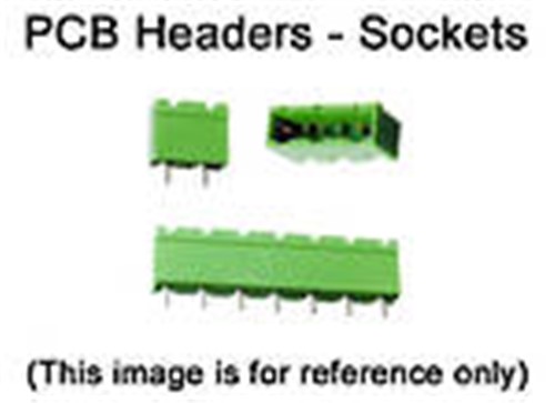 DG332J-5.0-02 2 Way 5.0 Vertical Header Black