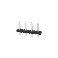 DG332J-5.0-04 4 Way 5.0 Vertical Header Black