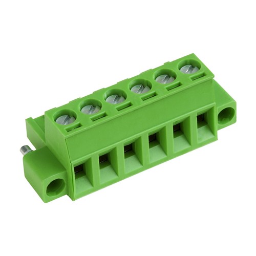 AKZ950/2F 2 way 5.08 Flanged Plug Terminal Block