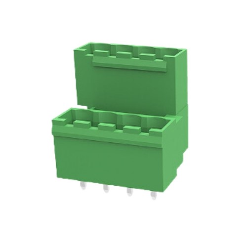 2EDGVTC-5.08-08 8 way 5.08 Dual Vertical Header