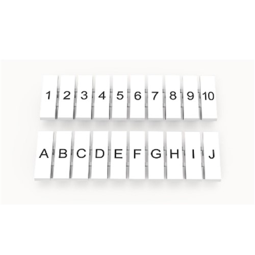 ZB3.5-10P-19-XXA(H) Printed Marker Code 11-20