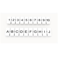 ZB5-10P-19-40A(H) Printed Marker Code 1-10