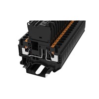 DS4-HE-01P Fused DIN Rail Teminal Block Black