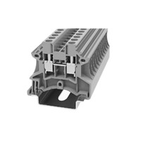 Feed Through DIN Rail T/Block Grey 0.2-6mm2