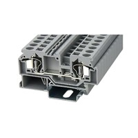 Feed Through DIN Rail T/Block Grey 0.2-6mm2